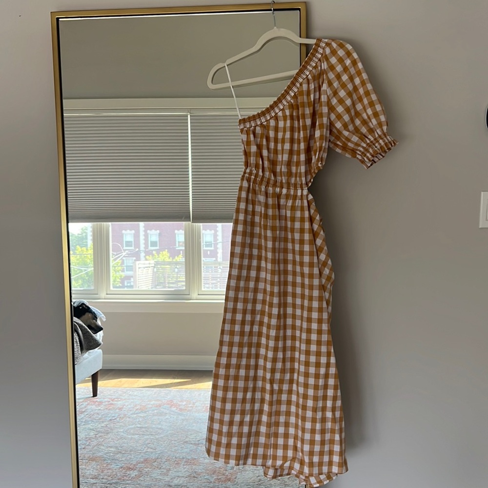 NWT who what wear Gingham dress